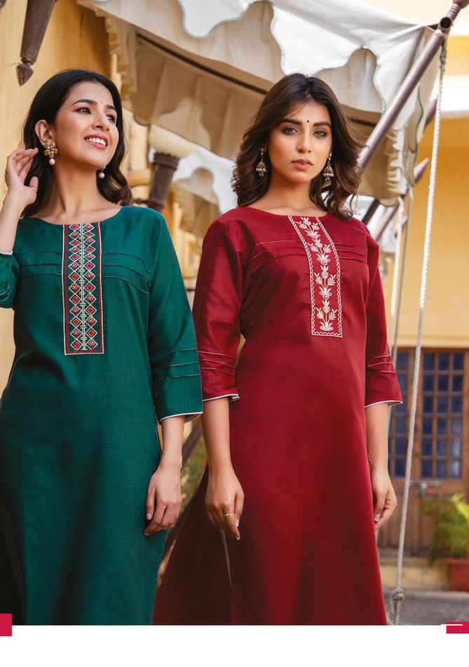 Wanna Mayra Latest Designer Casual Wear Rayon Fancy Kurti Collection